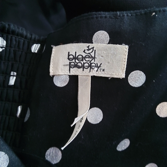 BLACK POPPY XL POLKA DOT PARTY DRESS - Picture 7 of 7